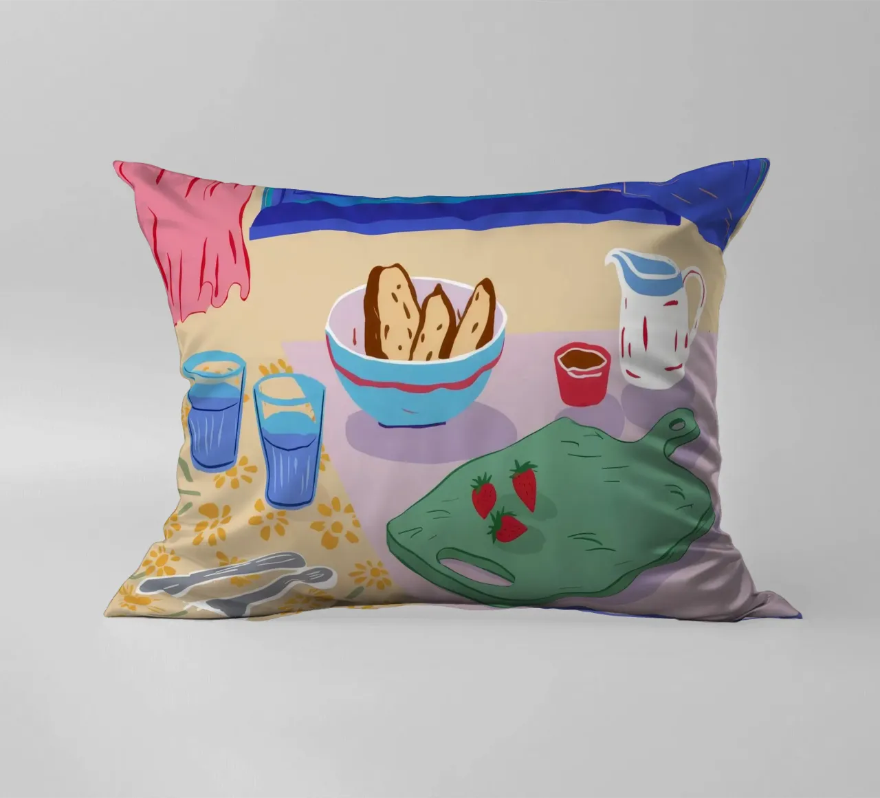 Diffusione del mattino ceruleo cuscino da Pake Nebula