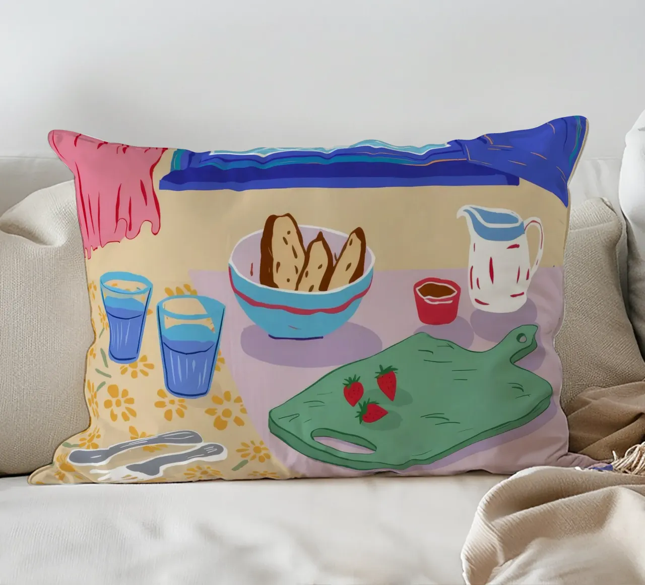 Diffusione del mattino ceruleo cuscino da Pake Nebula