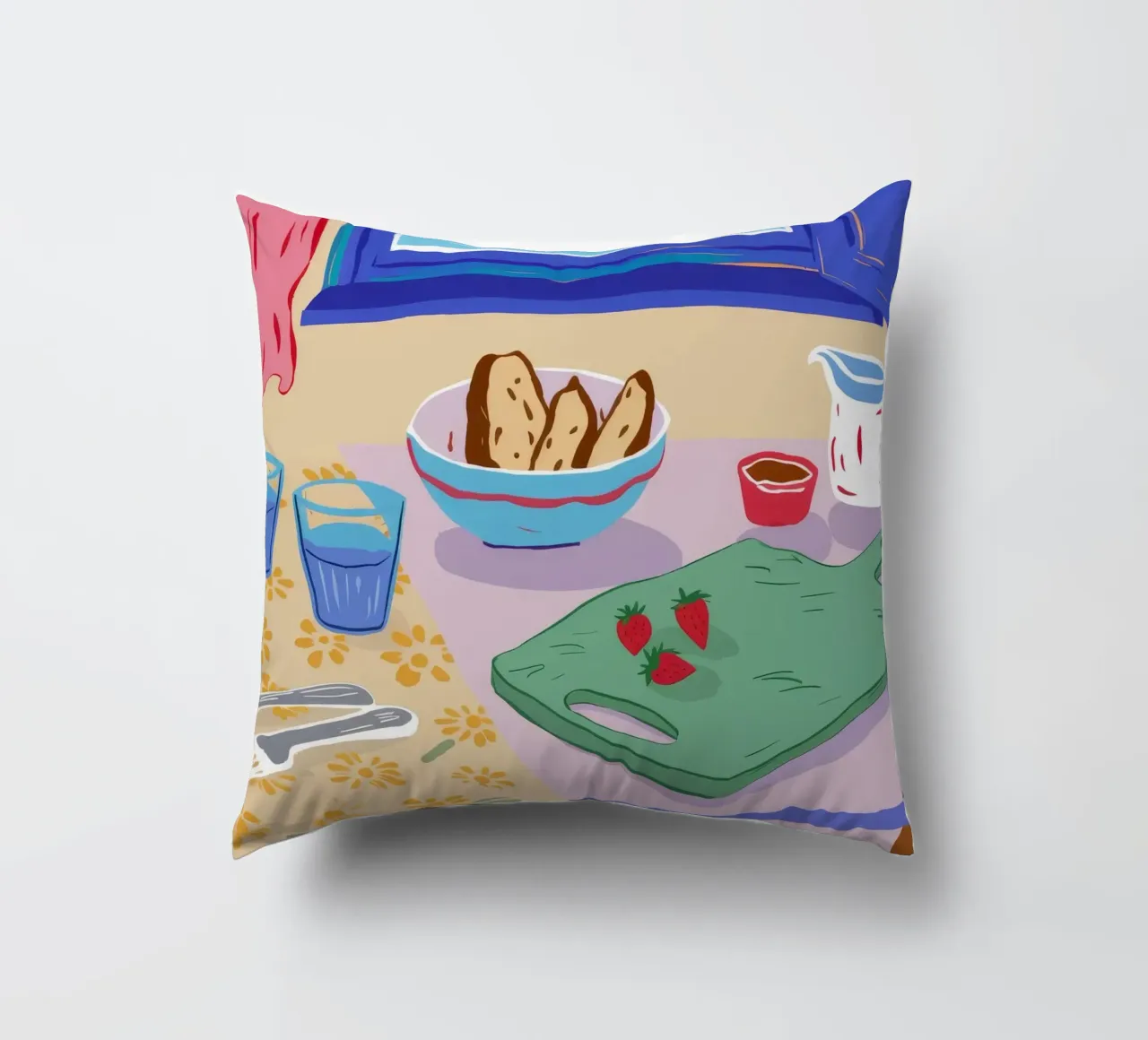 Diffusione del mattino ceruleo cuscino da Pake Nebula