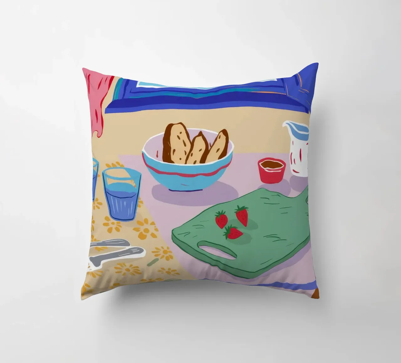 Diffusione del mattino ceruleo cuscino da Pake Nebula