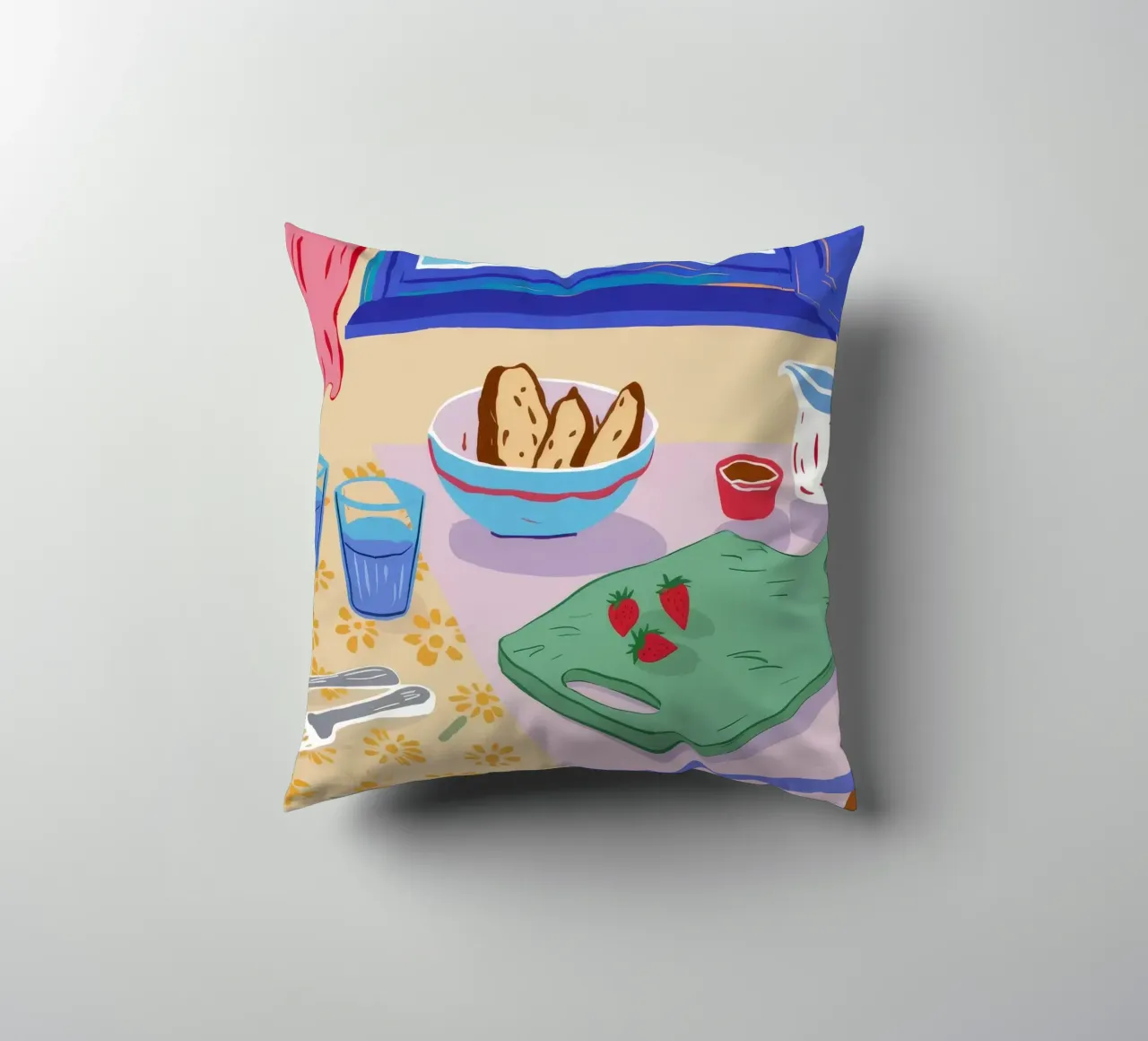 Diffusione del mattino ceruleo cuscino da Pake Nebula