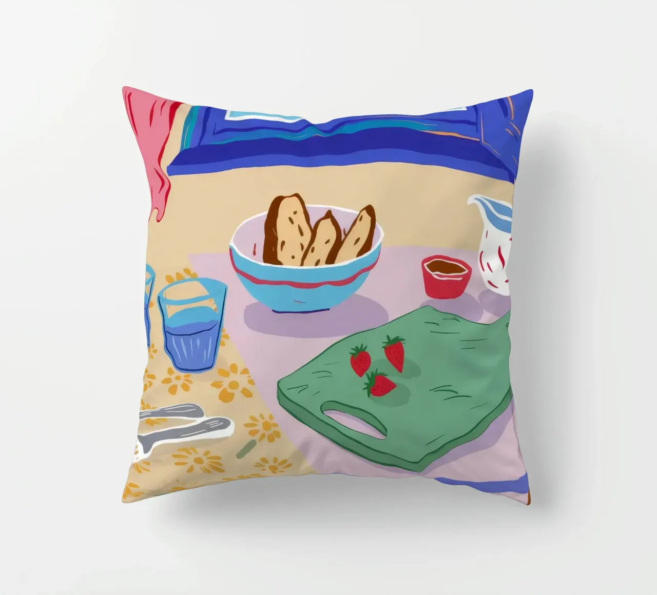 Diffusione del mattino ceruleo cuscino da Pake Nebula