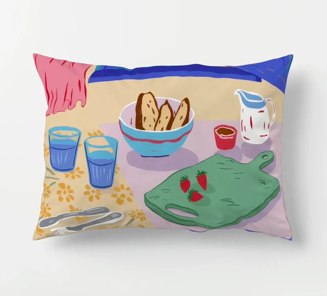 Diffusione del mattino ceruleo cuscino da Pake Nebula