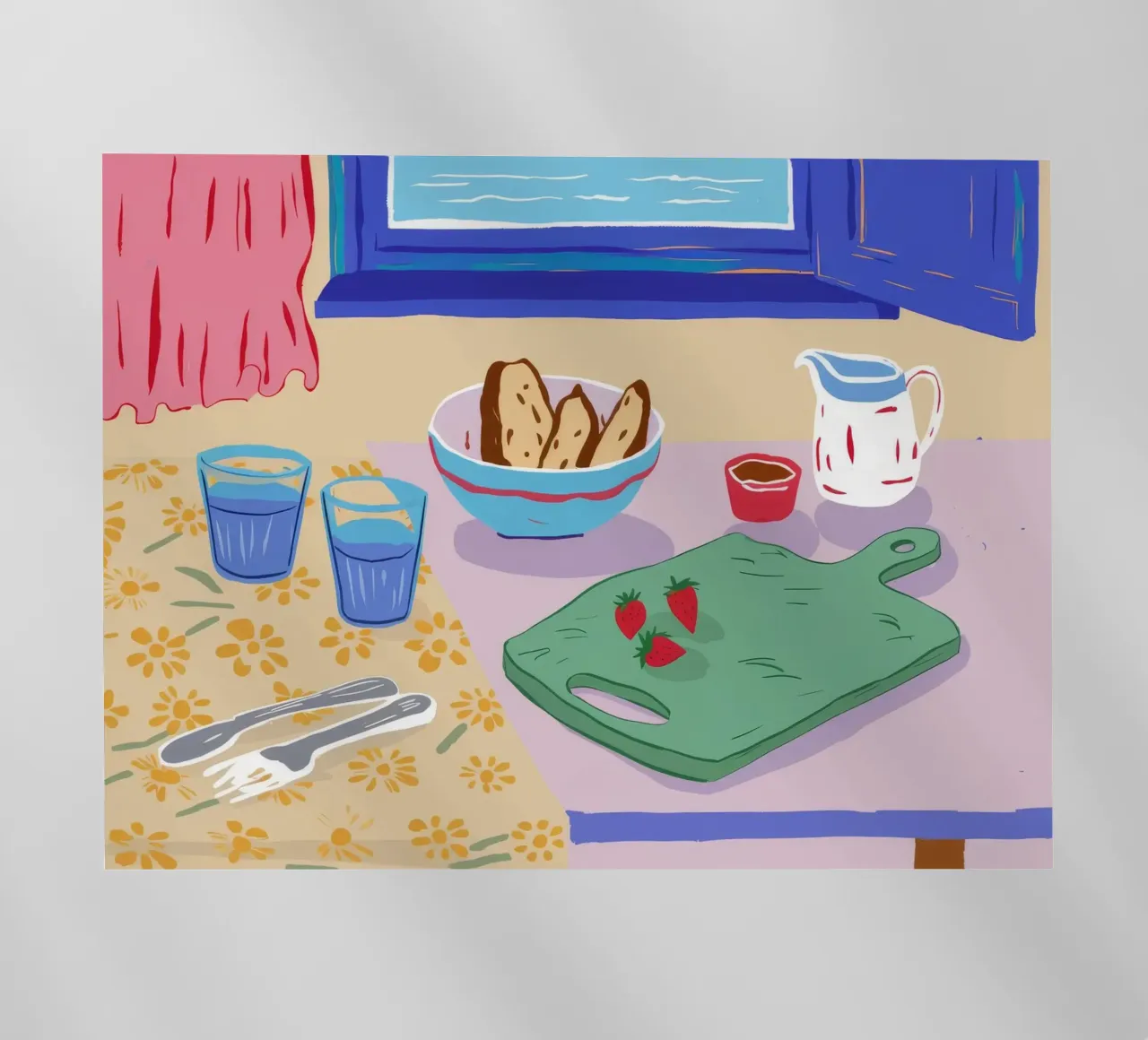 Diffusione del mattino ceruleo pellicola backlit da Pake Nebula