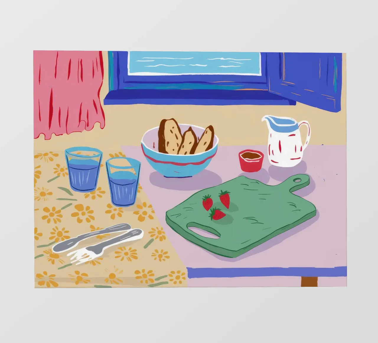 Diffusione del mattino ceruleo pellicola backlit da Pake Nebula