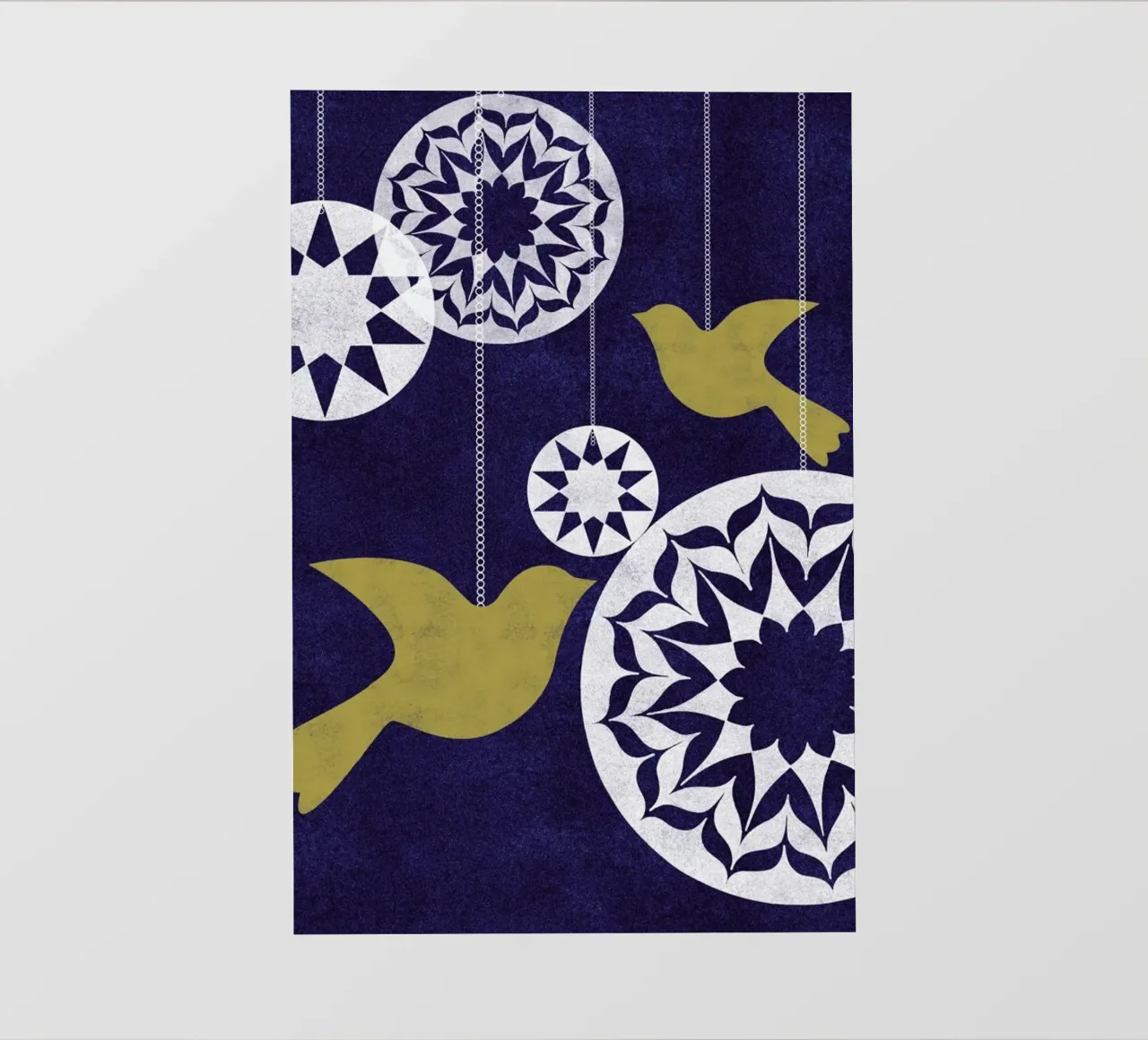 Flying Baubles telo in pvc da Catherine Aguilar