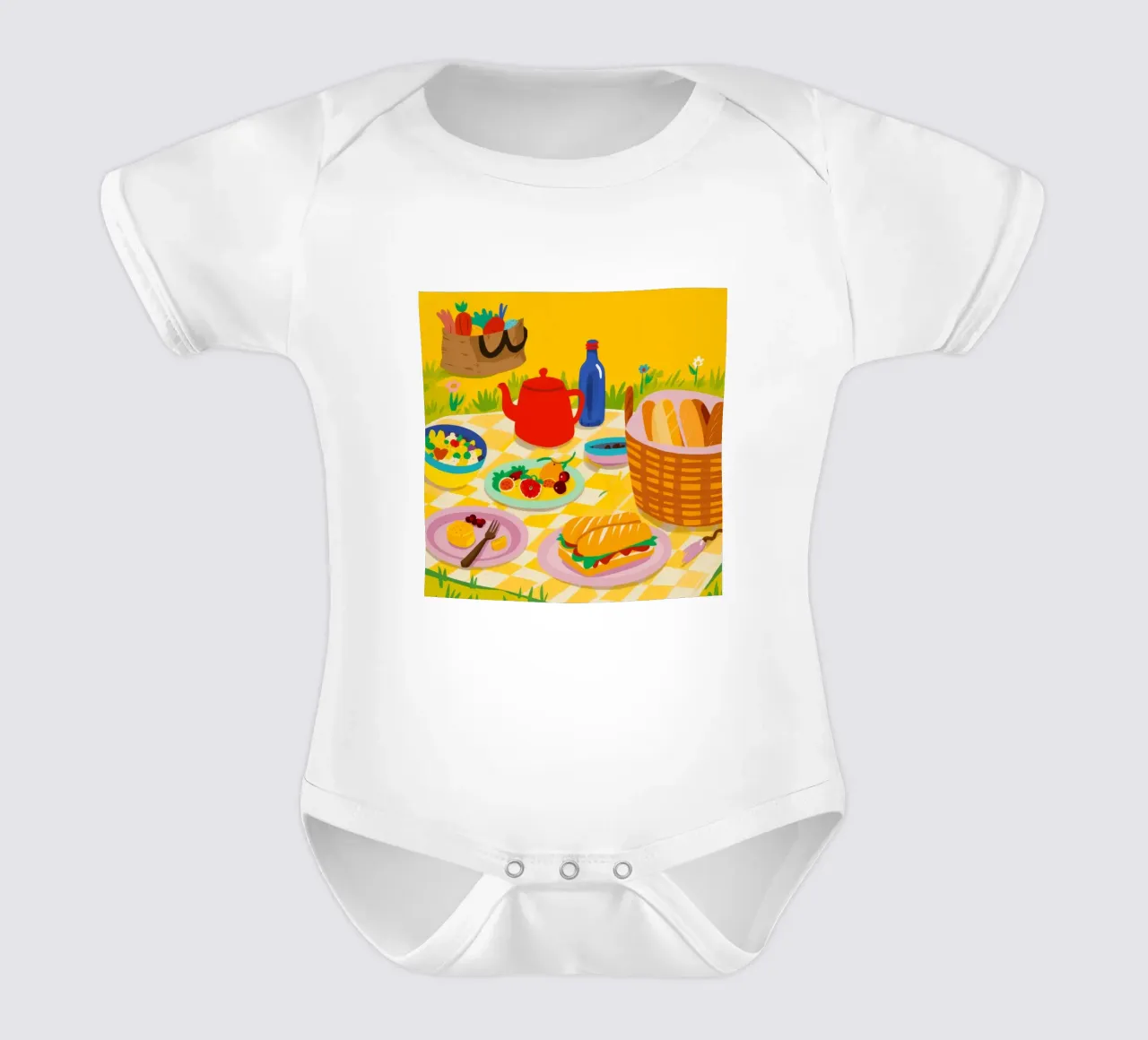 Sunshine Picnic Spread body de bebé de Pake Nebula