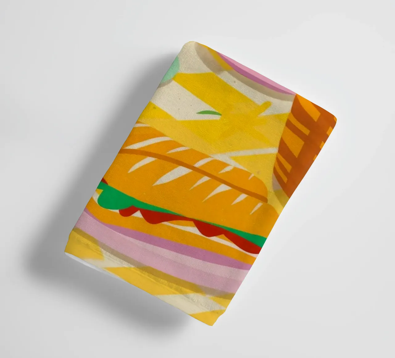 Sunshine Picnic Spread towel by Pake Nebula