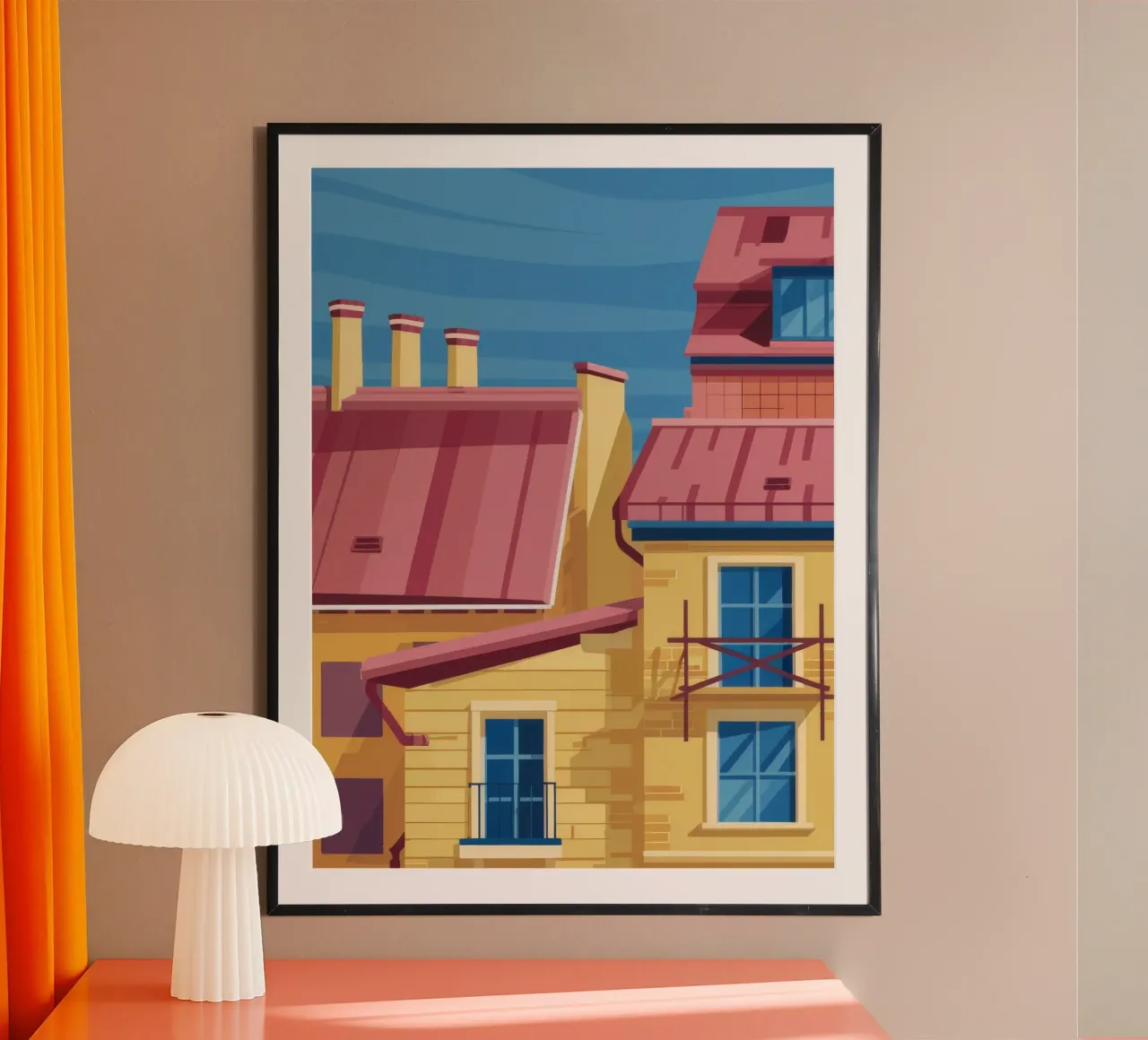 Facciata dell'ora d'oro carta hahnemühle da Murni Strokes