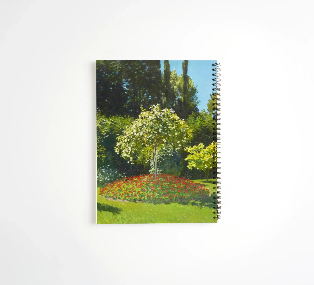 "Signora in giardino" (1867) di Claude Monet diario ad anelli da Venus Art