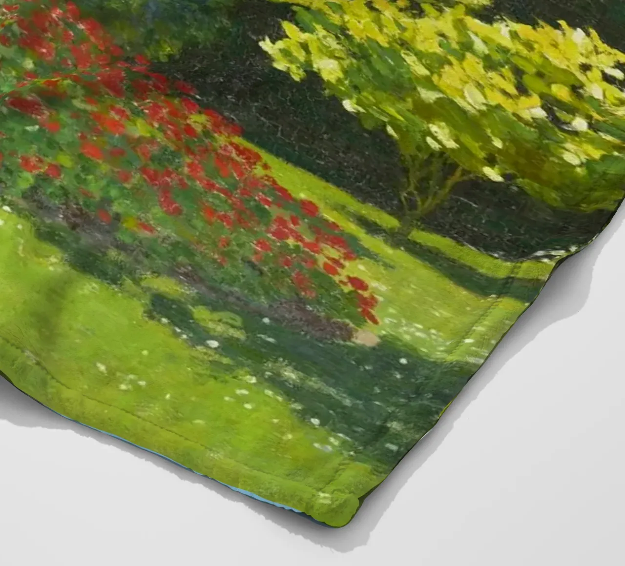 "Signora in giardino" (1867) di Claude Monet coperta in pile da Venus Art