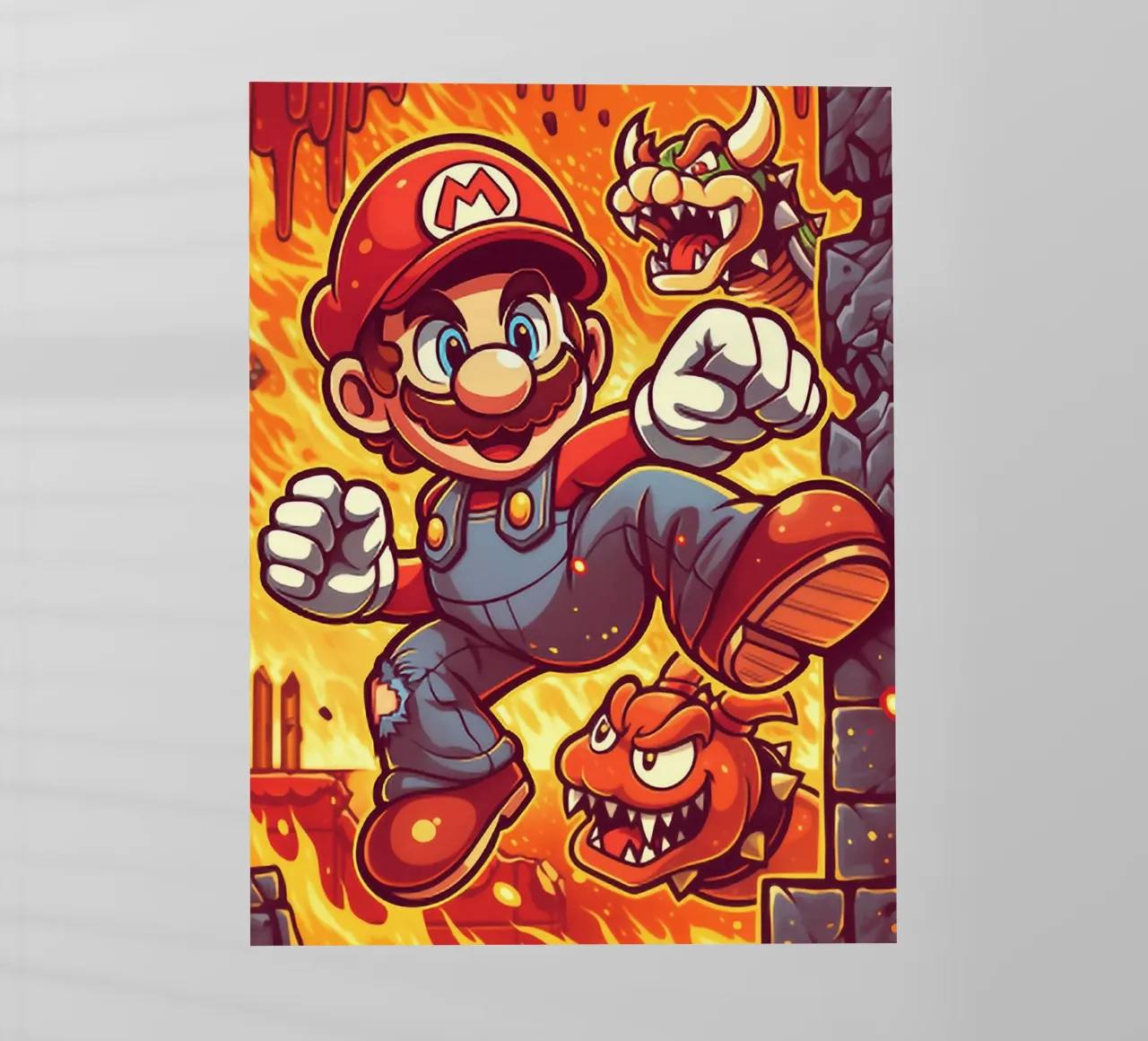 Super Mario pellicola backlit da Fleur de Lys