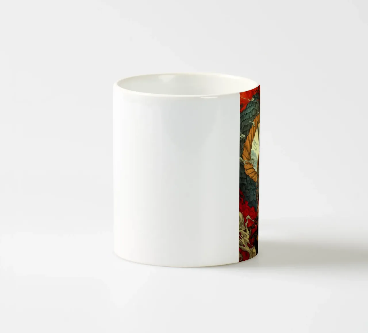 Un pezzo tazza in ceramica da Fleur de Lys