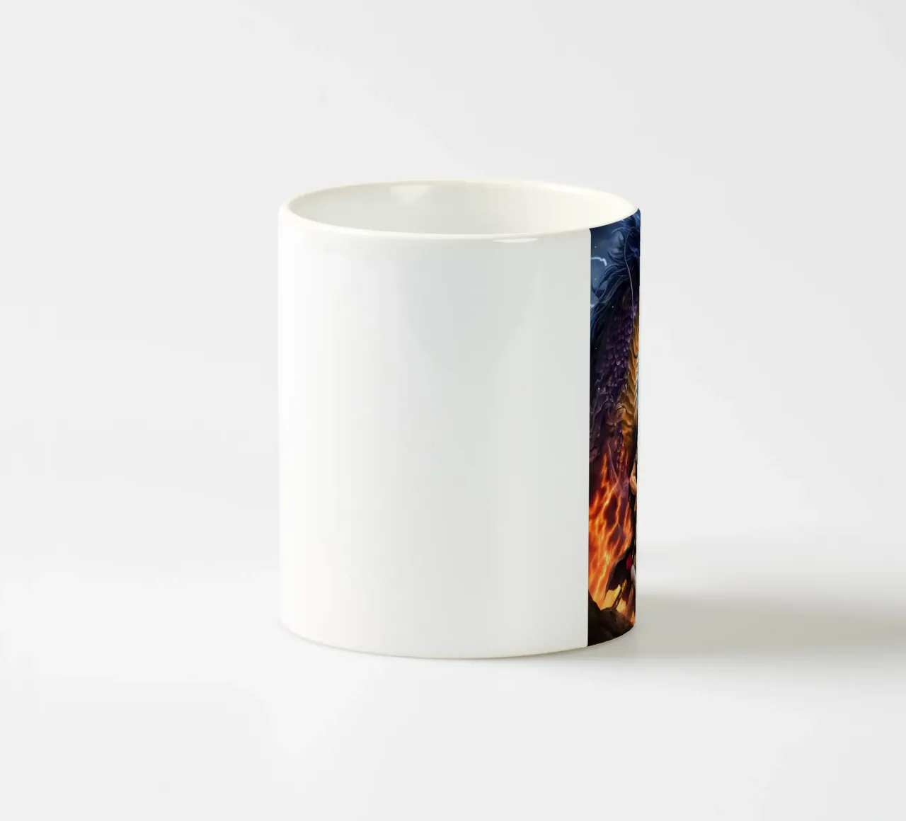 Un pezzo tazza in ceramica da Fleur de Lys