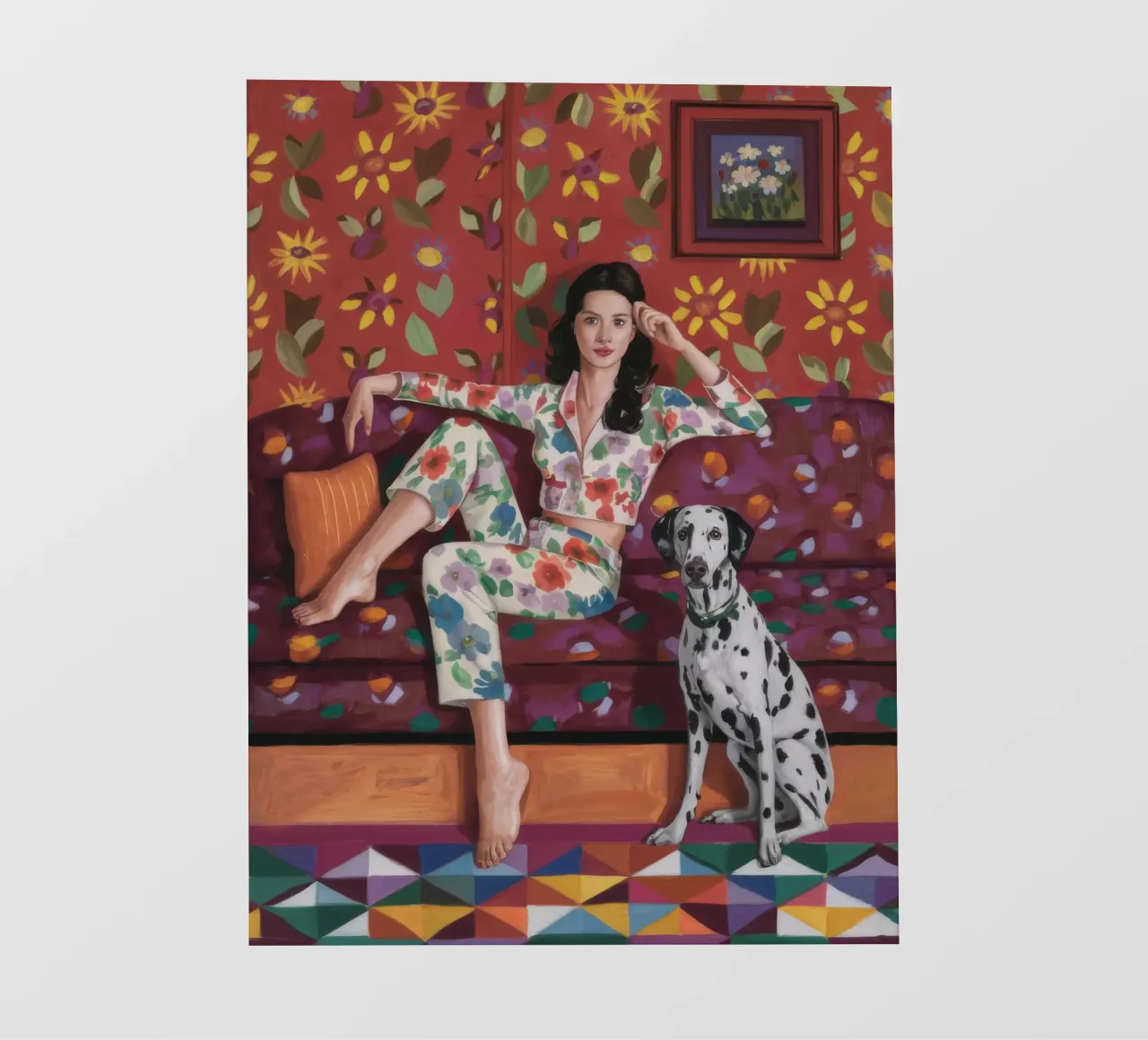 Dalmatien Lounging Elegance papier peint photo de Pake Nebula