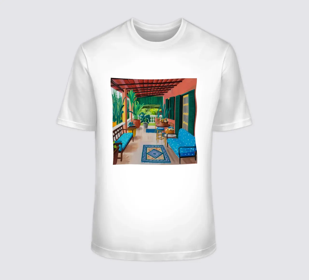 Terrazza Azzurra Riposo t-shirt da Pake Nebula