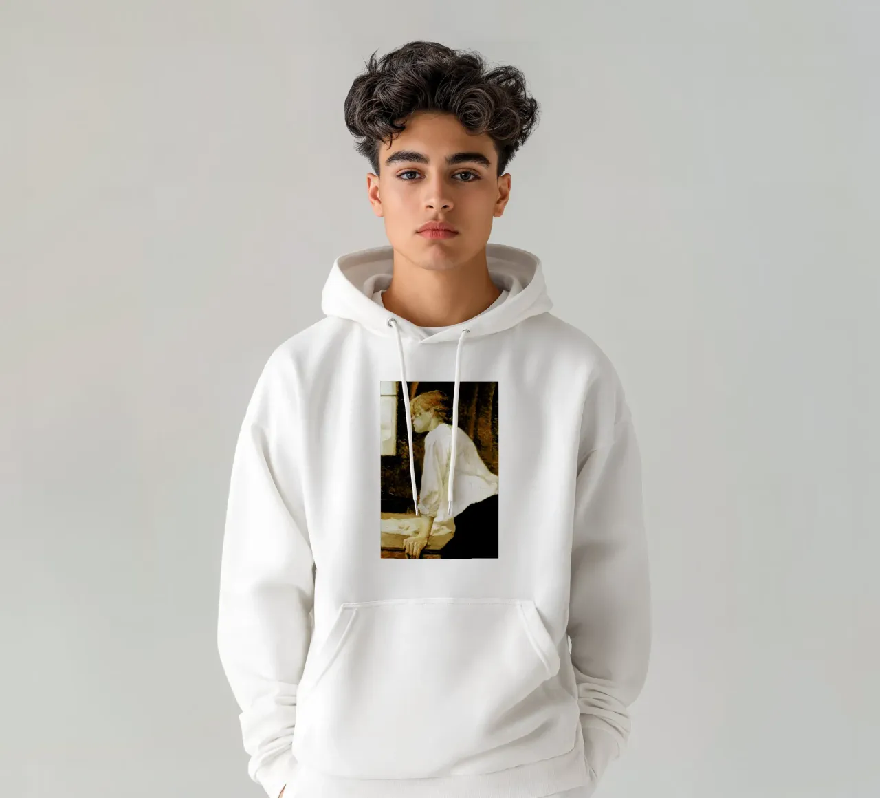 Toulouse-Lautrec -  The Laundress felpa con cappuccio da Vintage by JUNIQE
