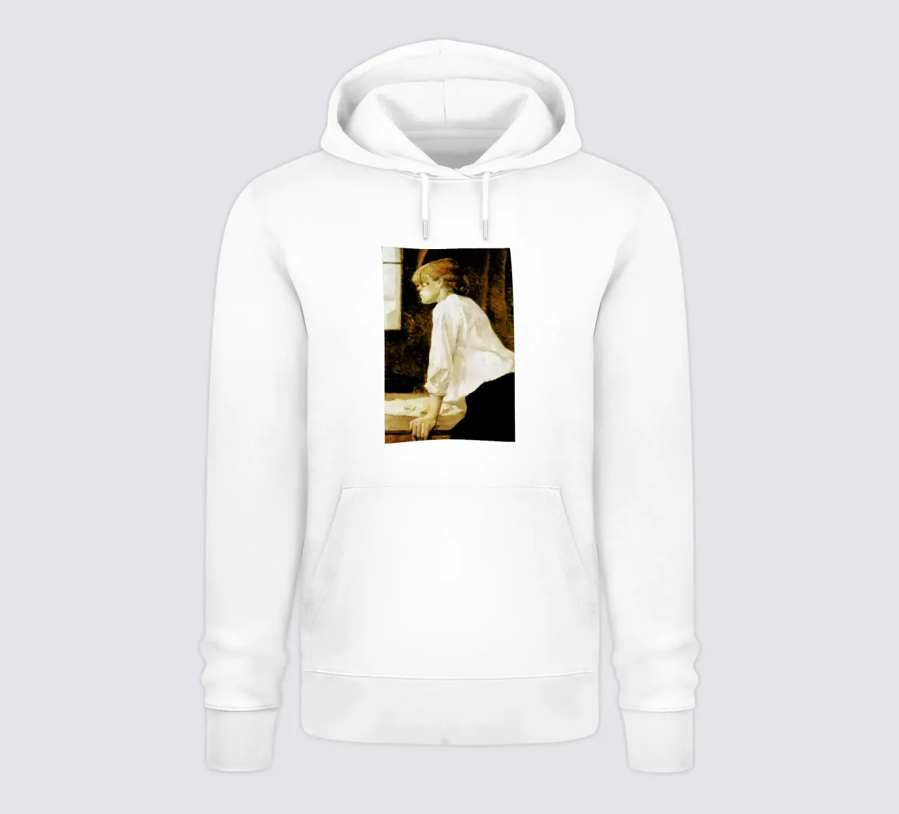 Toulouse-Lautrec -  The Laundress felpa con cappuccio da Vintage by JUNIQE