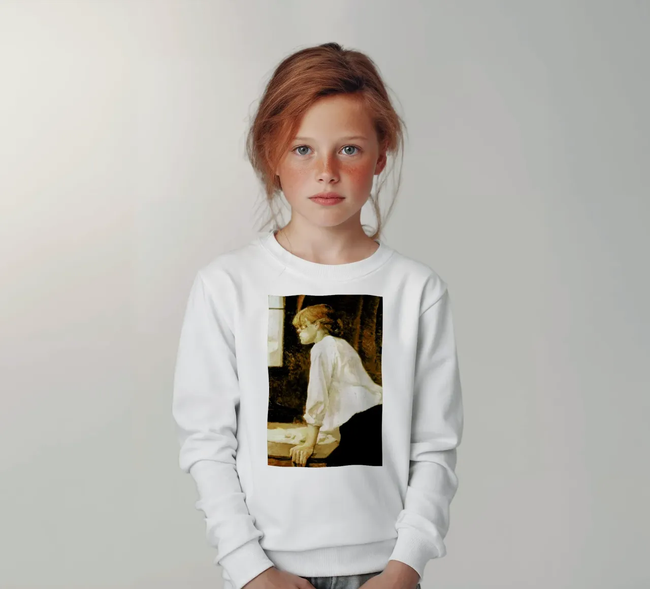 Toulouse-Lautrec -  The Laundress felpa bambino da Vintage by JUNIQE