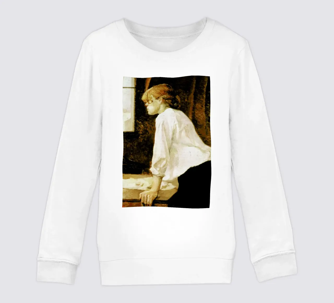 Toulouse-Lautrec -  The Laundress felpa bambino da Vintage by JUNIQE