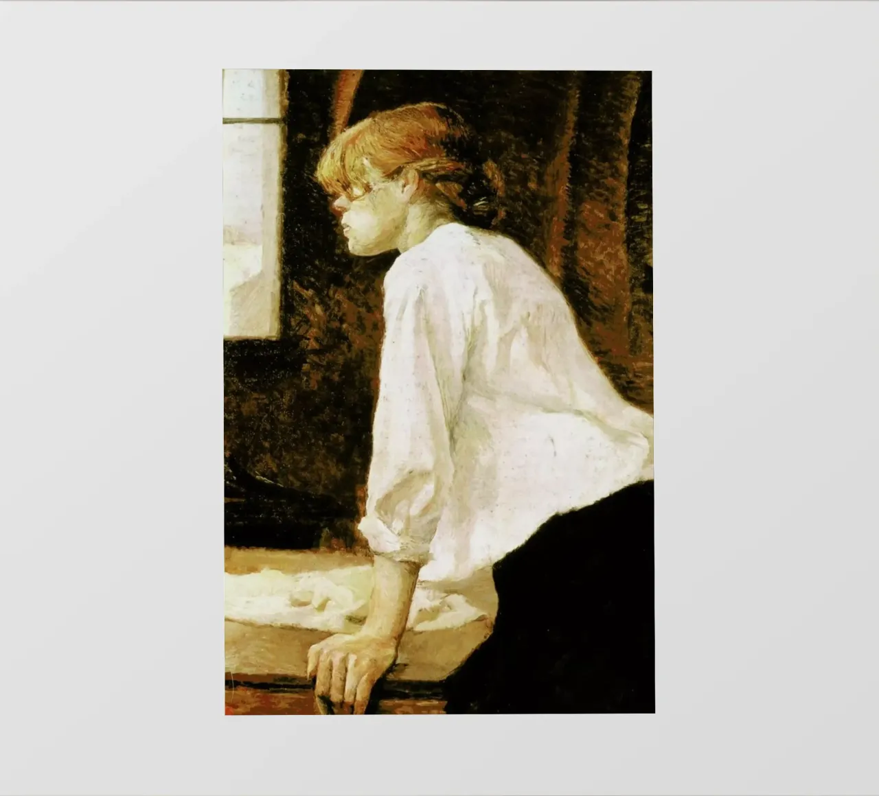 Toulouse-Lautrec -  The Laundress pellicola backlit da Vintage by JUNIQE