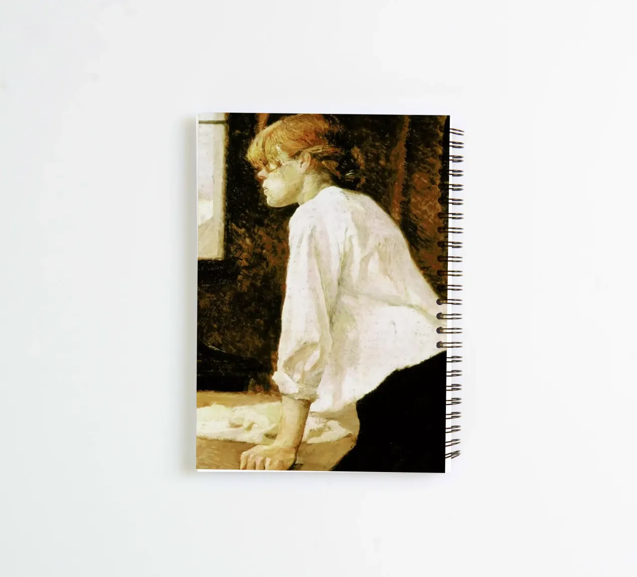 Toulouse-Lautrec -  The Laundress spiral notebook by Vintage by JUNIQE
