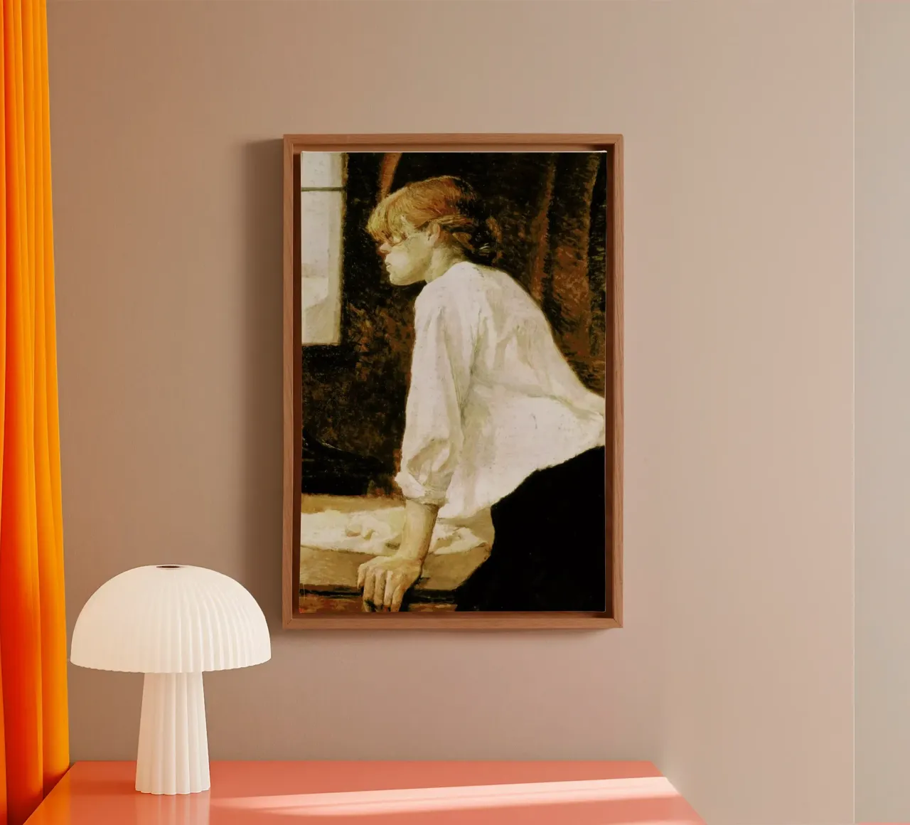 Toulouse-Lautrec -  The Laundress canvas by Vintage by JUNIQE