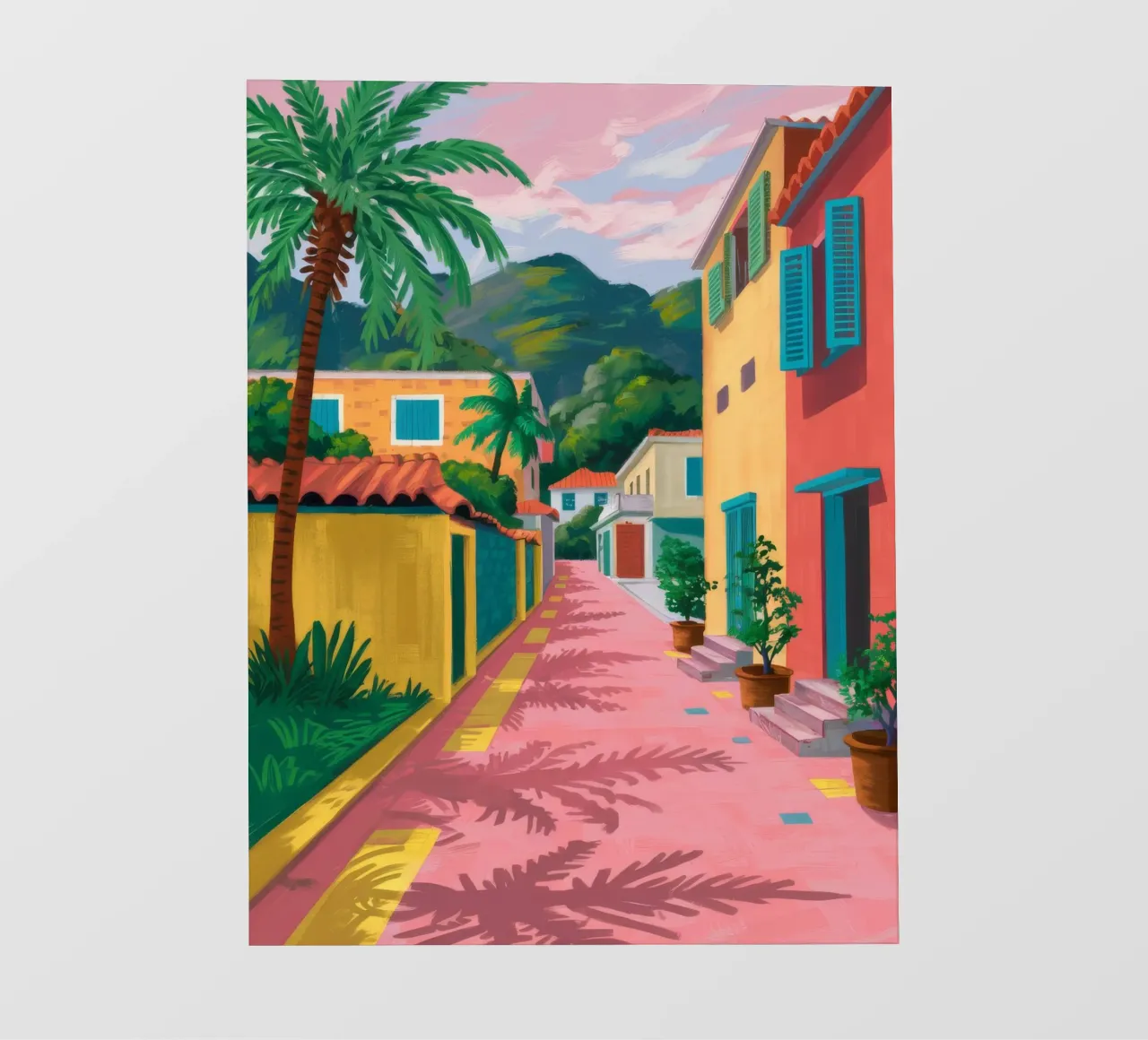 Shadowed Pathway Stroll pvc cover by Pake Nebula