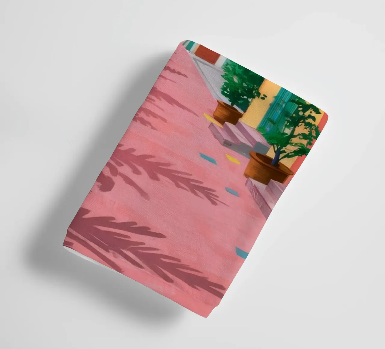 Shadowed Pathway Stroll towel by Pake Nebula