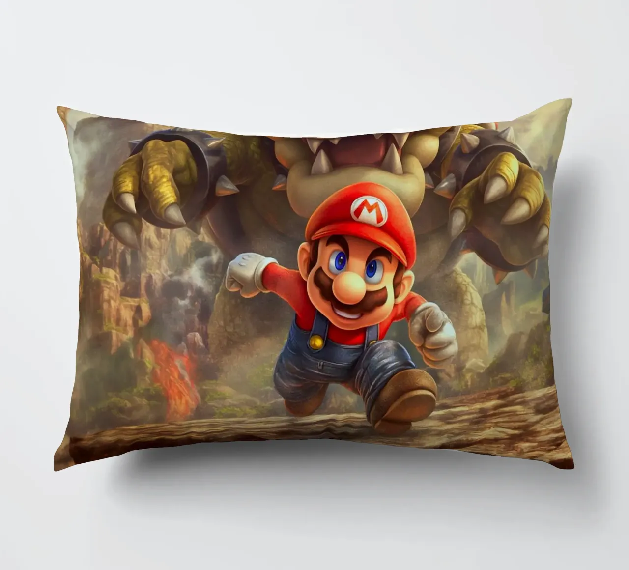 Super Mario decorative cushion by Fleur de Lys