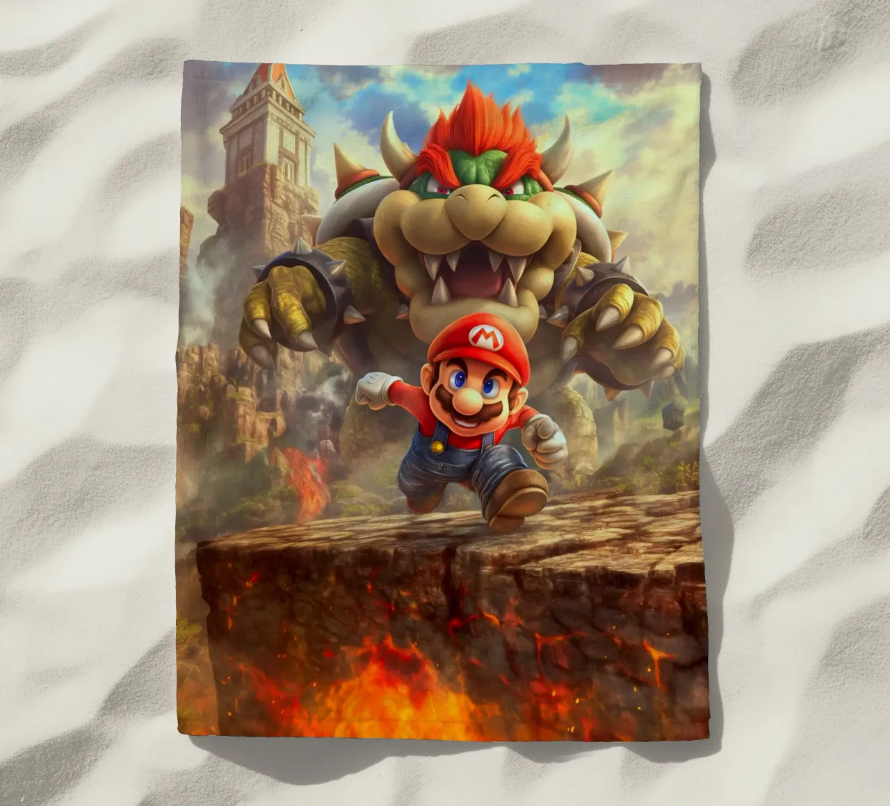 Super Mario telo mare da Fleur de Lys