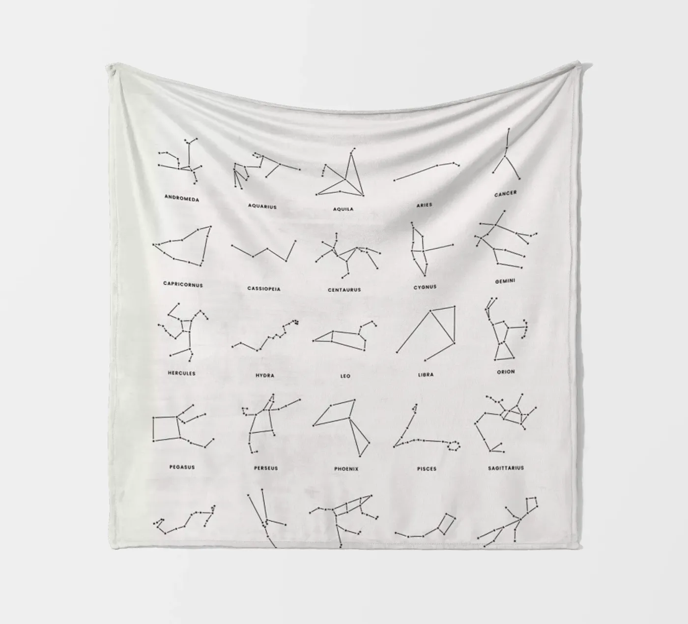 Constellation Chart 2 fleecedeken van daylight design studio