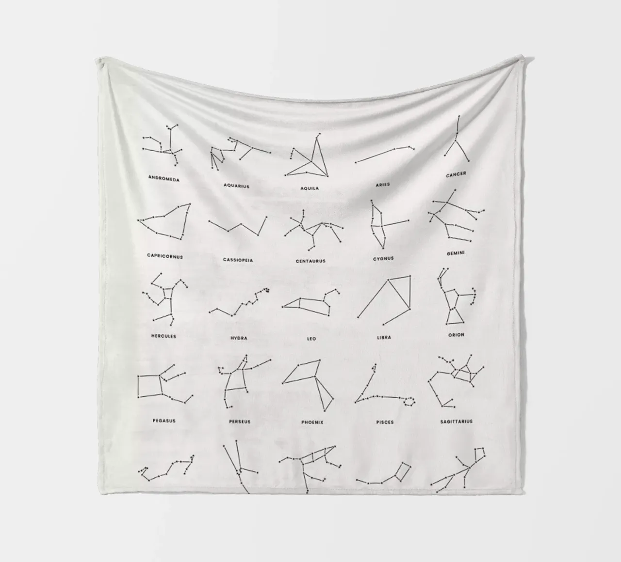 Constellation Chart 2 fleecedeken van daylight design studio