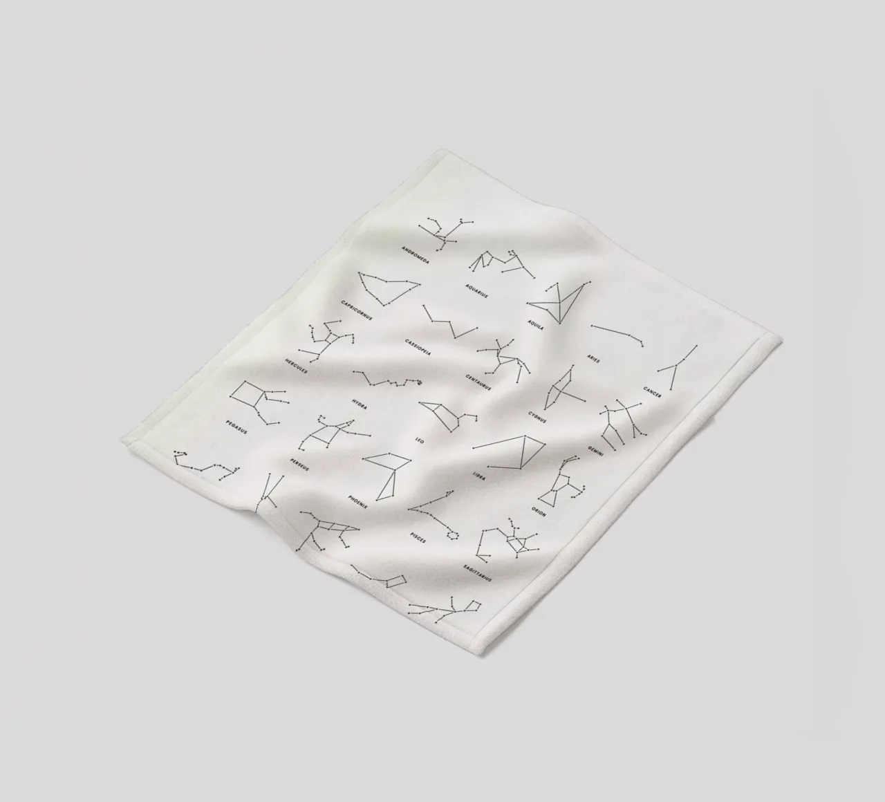 Constellation Chart 2 coperta in pile da daylight design studio