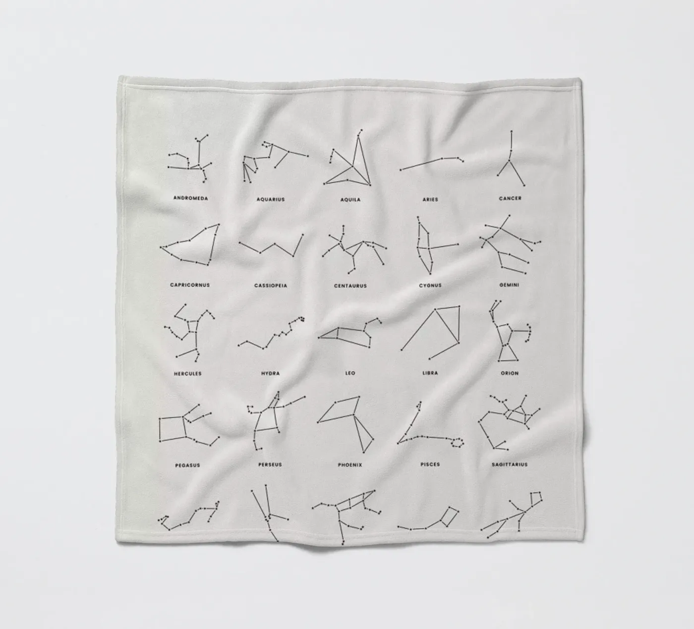 Constellation Chart 2 fleecedeken van daylight design studio