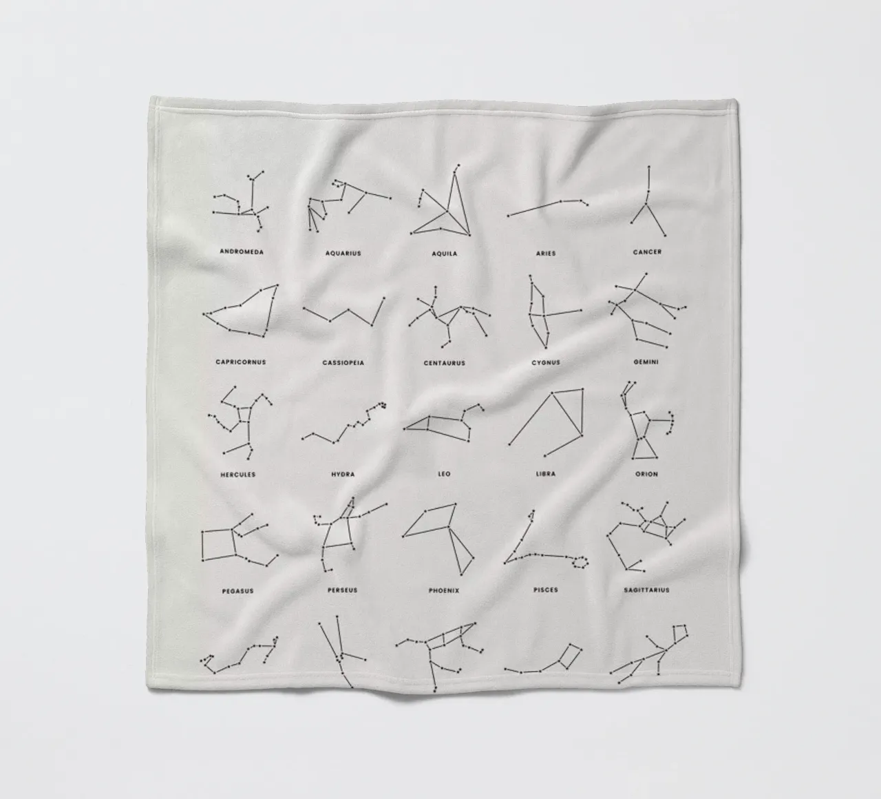 Constellation Chart 2 fleecedeken van daylight design studio