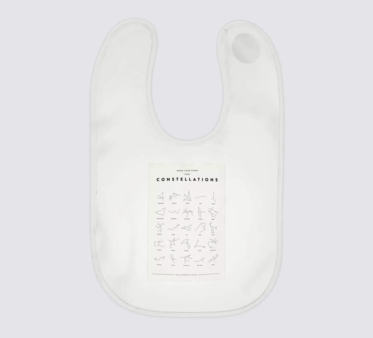 Constellation Chart 2 Babylätzchen von daylight design studio