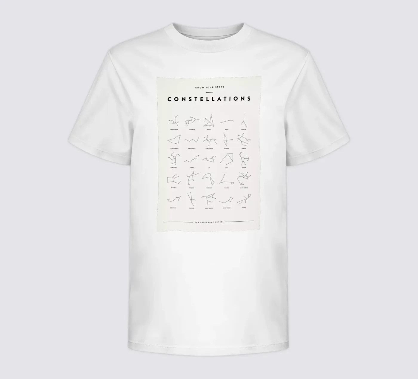 Constellation Chart 2 t-shirt bambini da daylight design studio