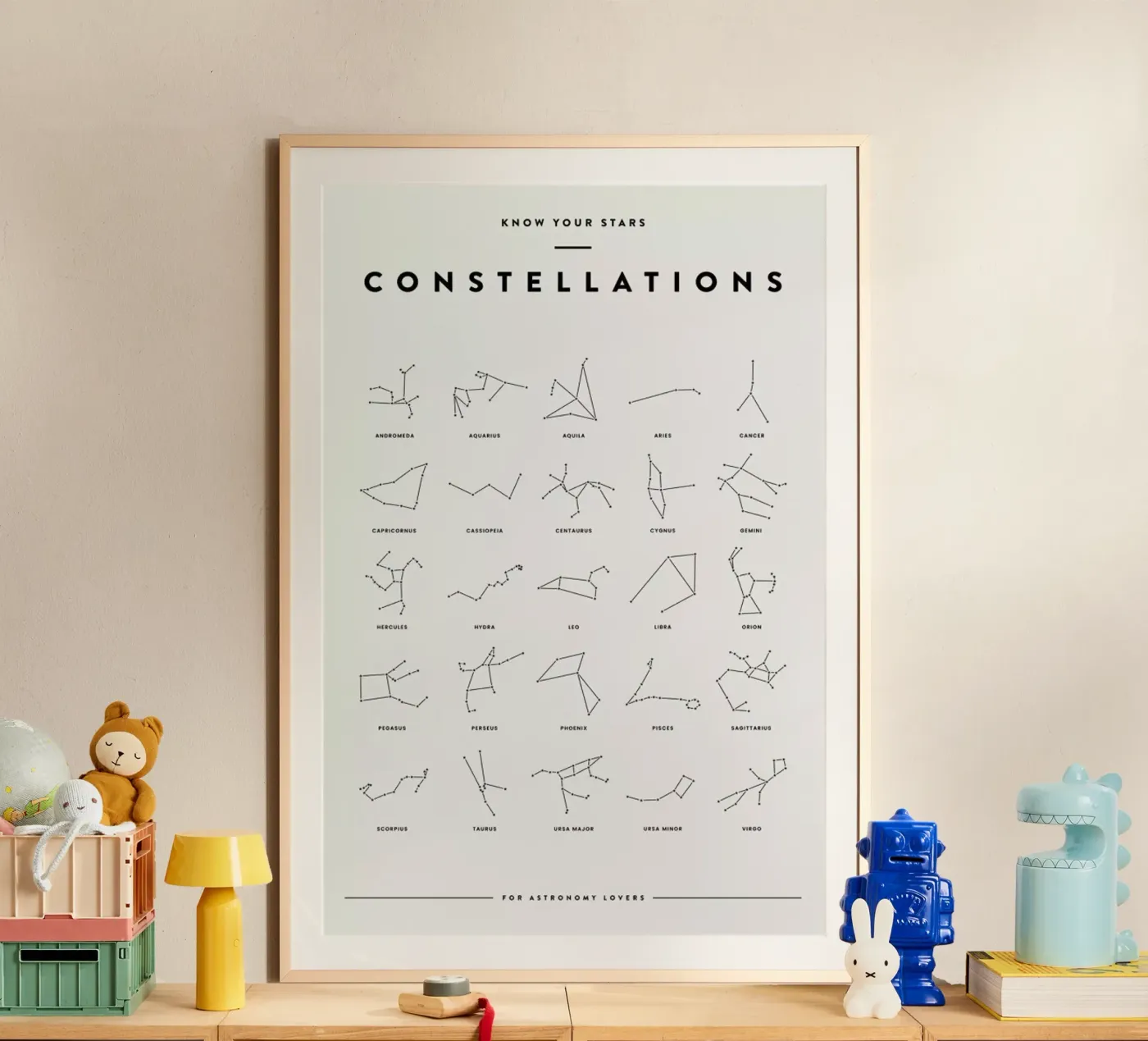 Constellation Chart 2 poster van daylight design studio