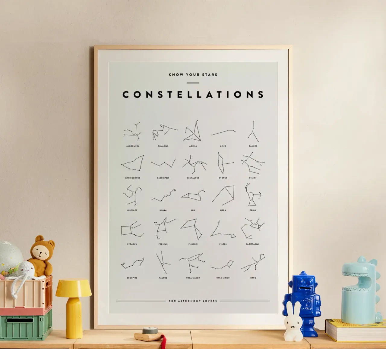Constellation Chart 2 poster da daylight design studio