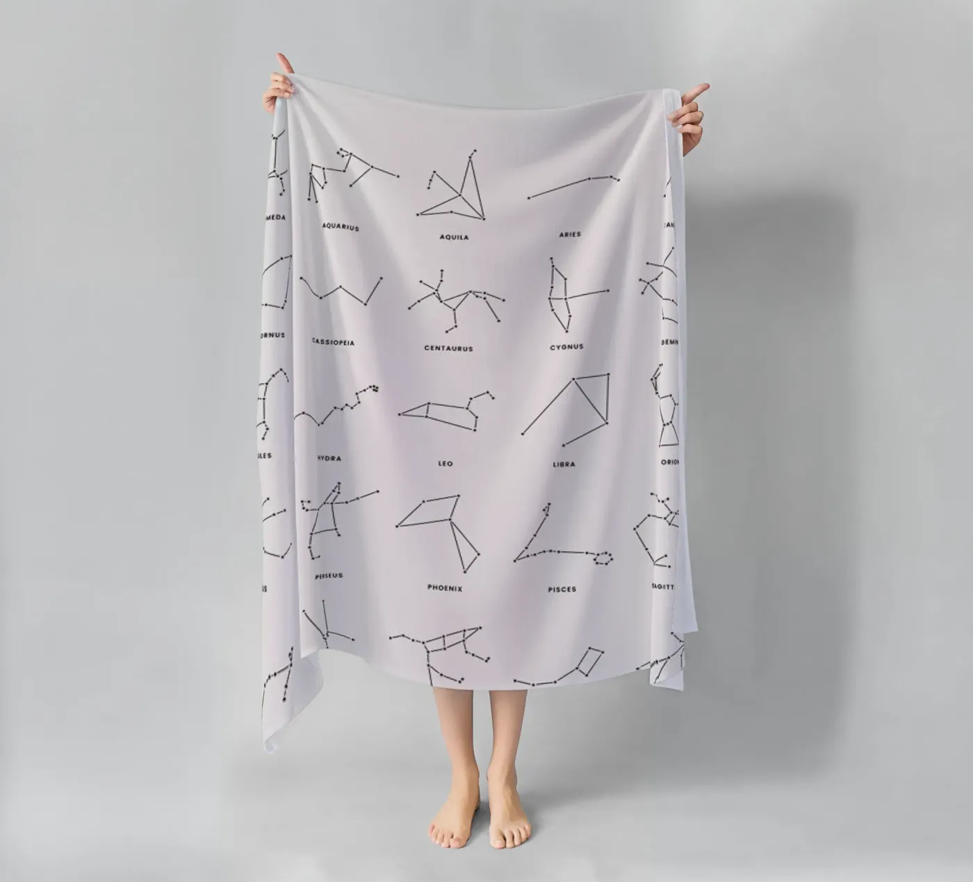 Constellation Chart 2 strandhanddoek van daylight design studio