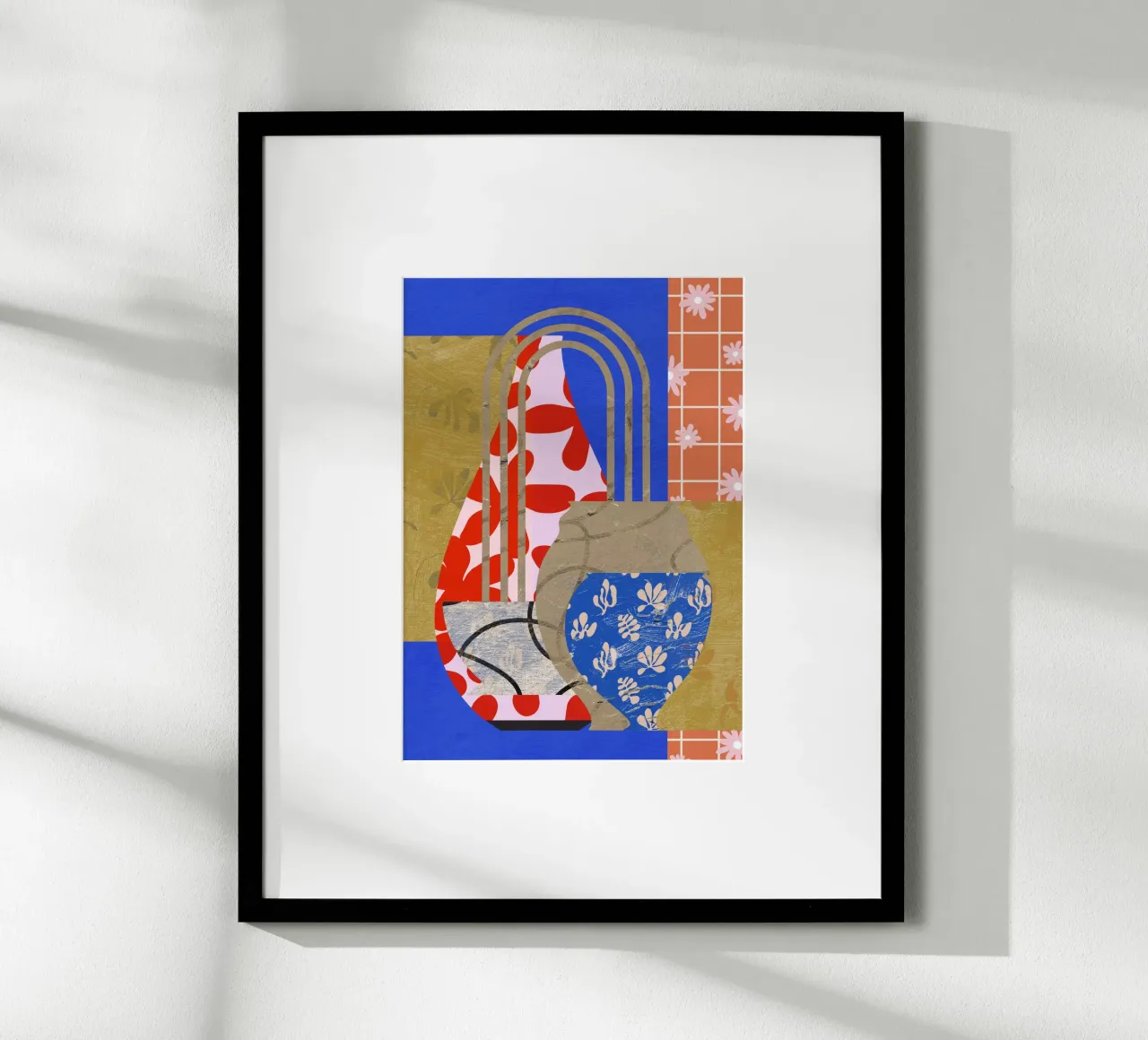 Pottery Poem No 14 poster con telaio in plastica da treechild