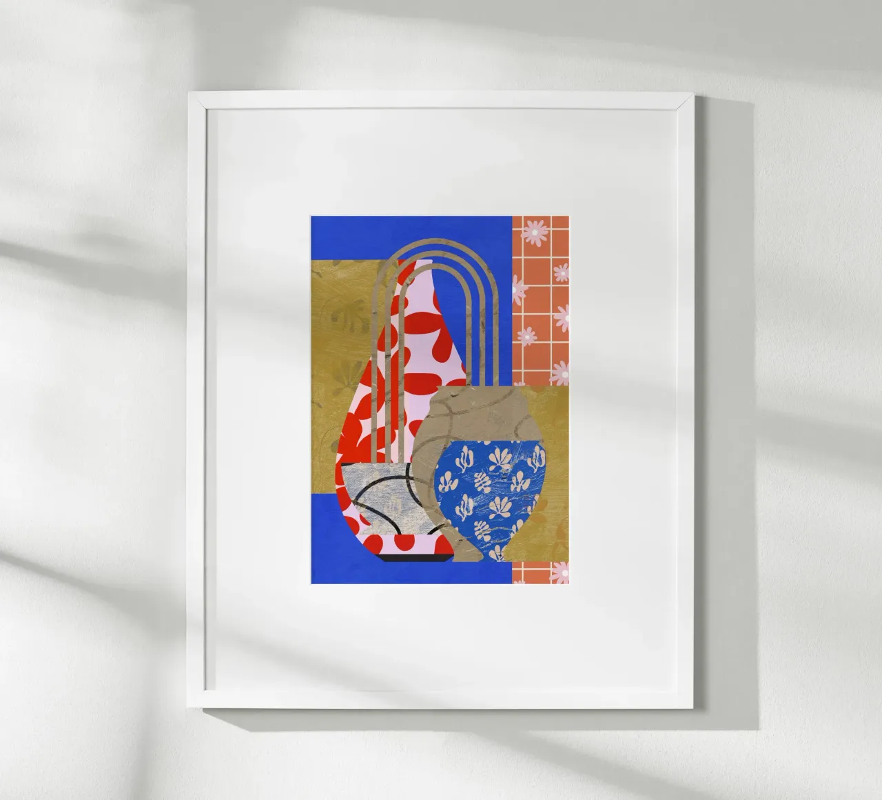 Pottery Poem No 14 poster con telaio in plastica da treechild