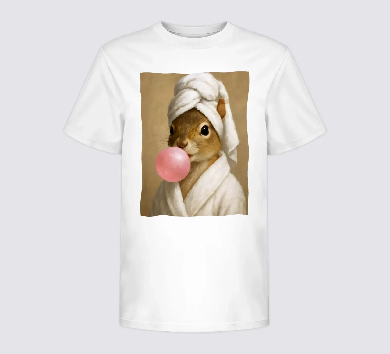 Squirrel Bubble Gum kids t-shirt by ARTOMATIC