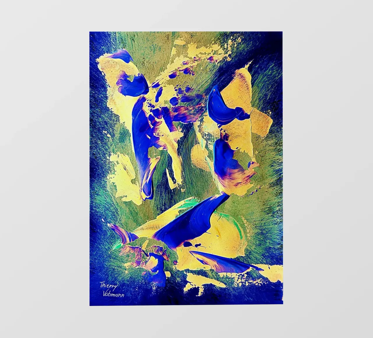 IDEAL GIFT 32 invers telo in pvc da Thierry Vobmann Abstract painting