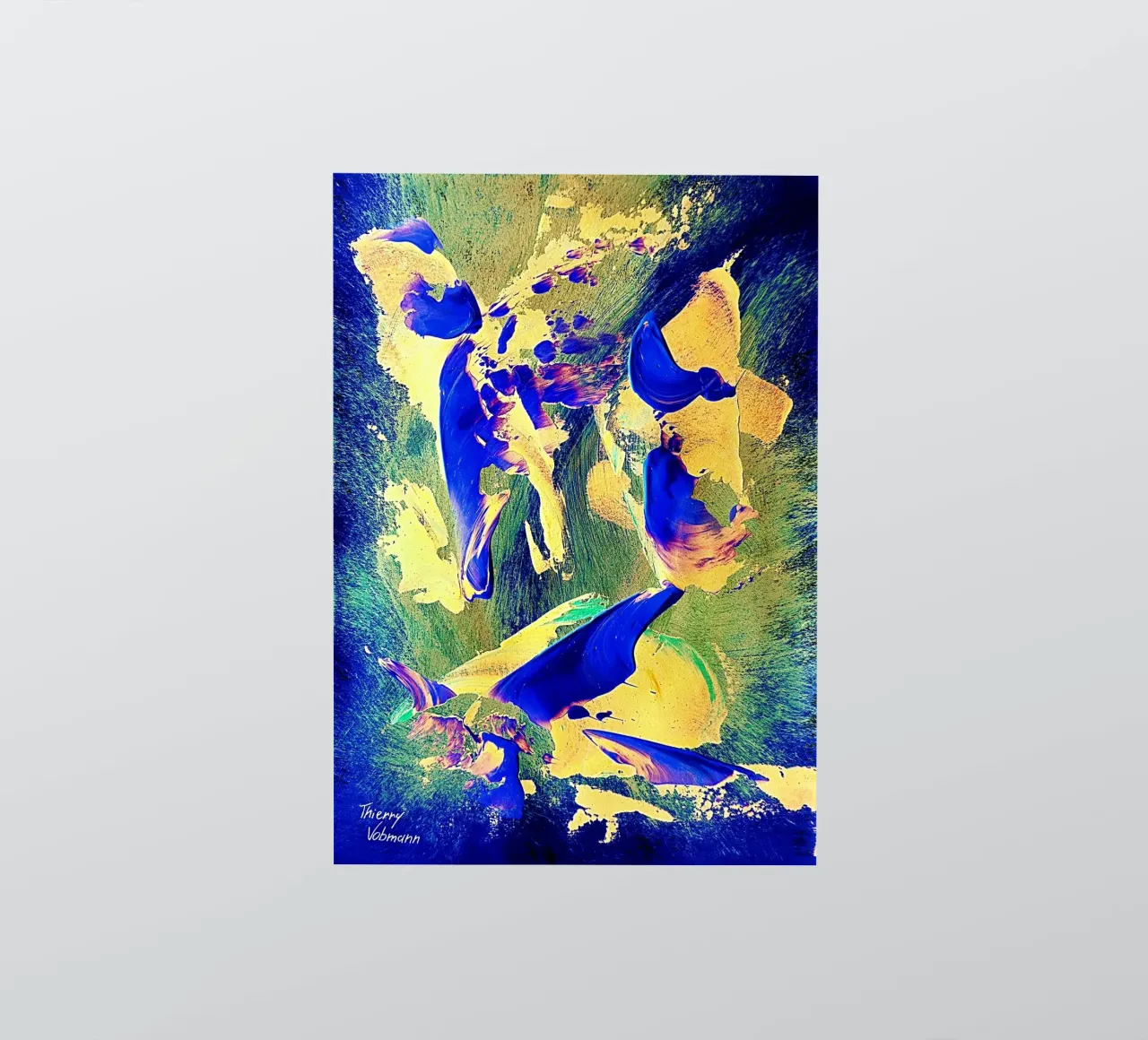 IDEAL GIFT 32 invers sticker by Thierry Vobmann Abstract painting