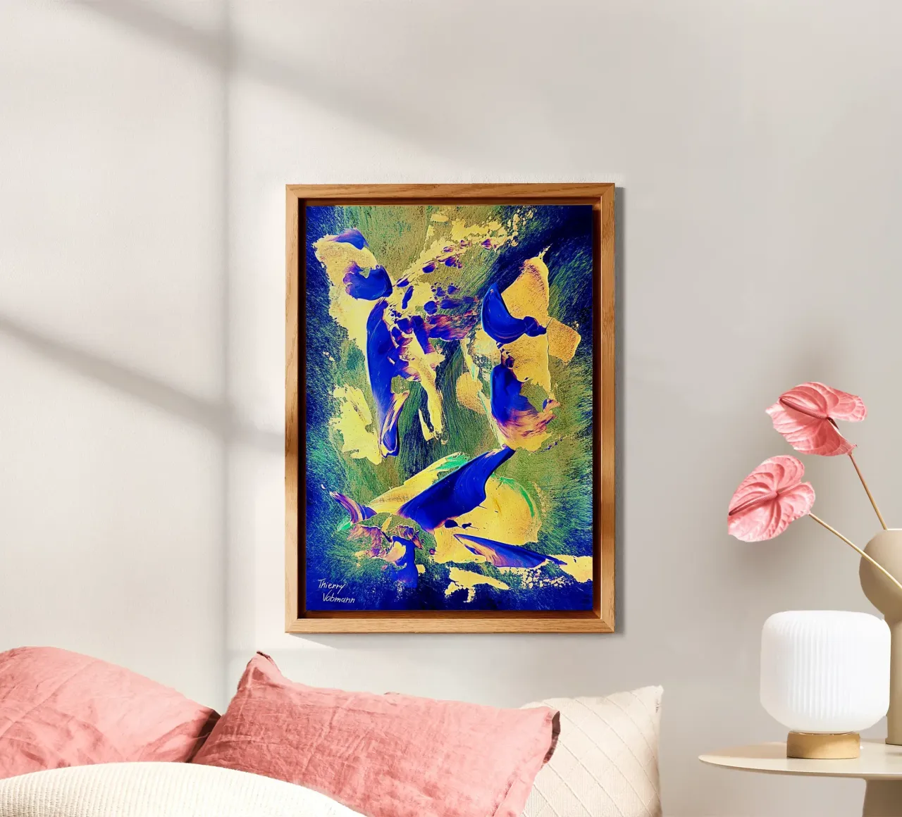 IDEAL GIFT 32 invers alluminio dibond da Thierry Vobmann Abstract painting