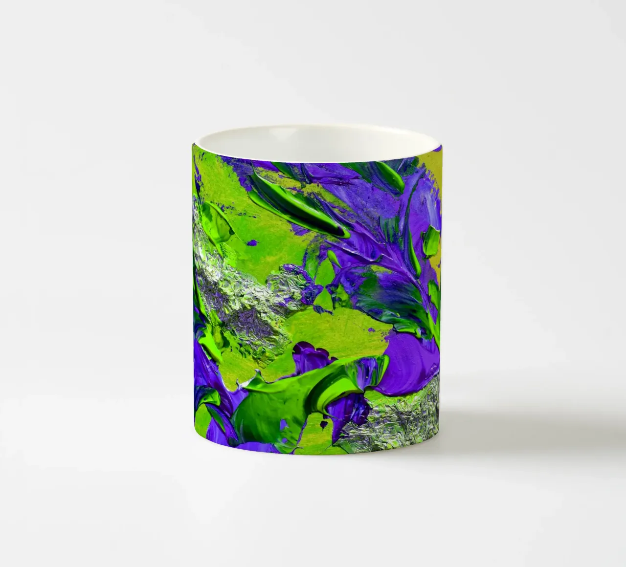 IDEAL GIFT 34 invers tazza in ceramica da Thierry Vobmann Abstract painting