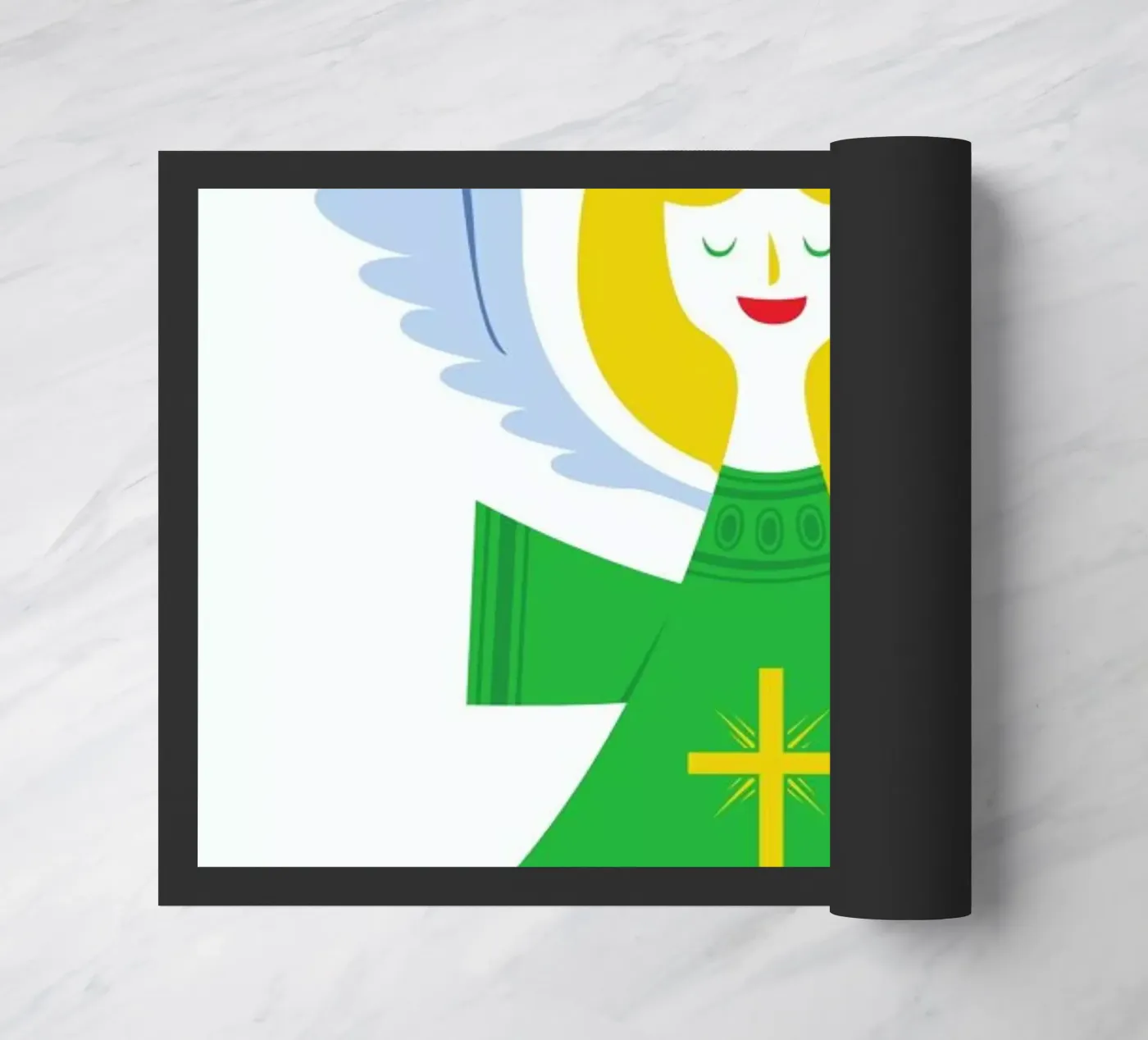 Angel deurmat van Chris Wharton