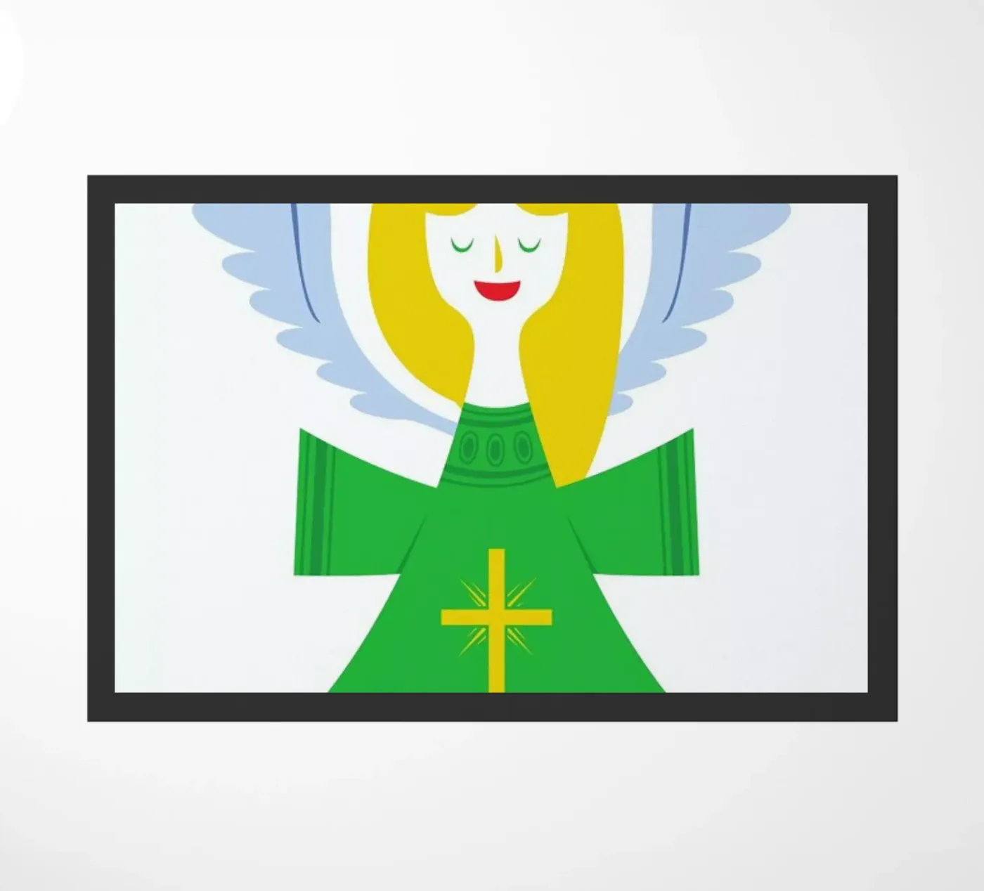 Angel deurmat van Chris Wharton